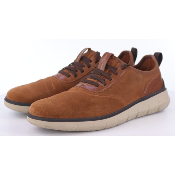 Cole Haan Zerogrand Generation Men\'s Oxfords Shoes Size 11 M Suede Tan main image 5